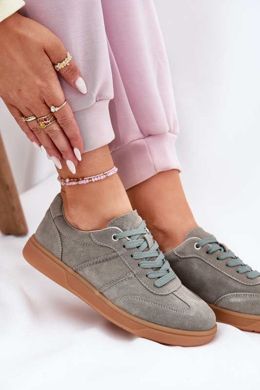 Dámské Nízké Sněhule Z Semiše Zelené Paliana 40