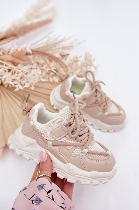 Sportovní boty sneakers dětské béžové Tilvianea 31
