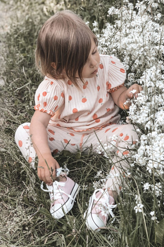 Dětské Brokátové Tenisky Růžové Bling-Bling 23