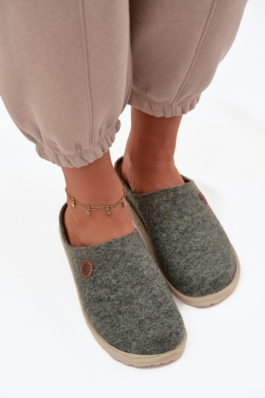 Domácí obuv dámské pantofle Inblu CS000047 zelené 41