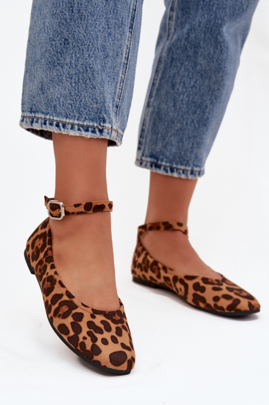 Dámské baleríny s páskem a přezkou Panterka Janelor 37