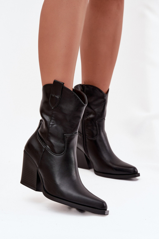 Dámské Kožené Kovářky Na Podpatku Černé Sorelia 38