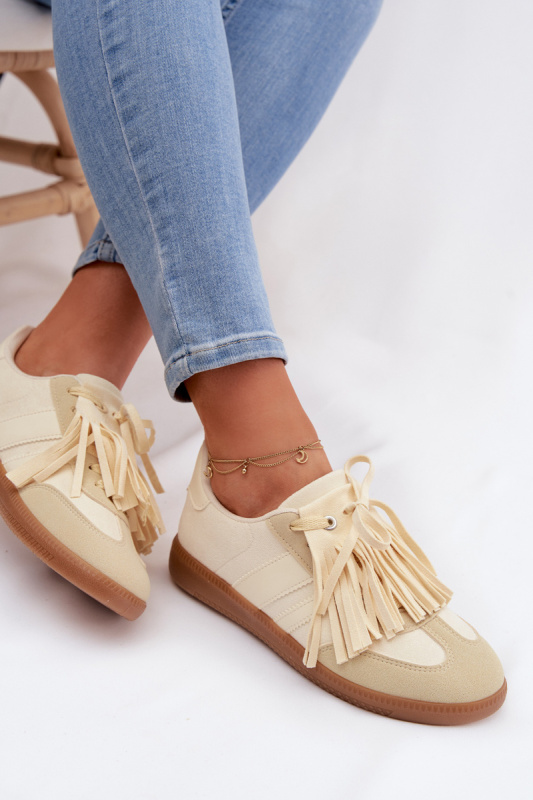 Dámské tenisky s třásněmi Dorivelle žluté