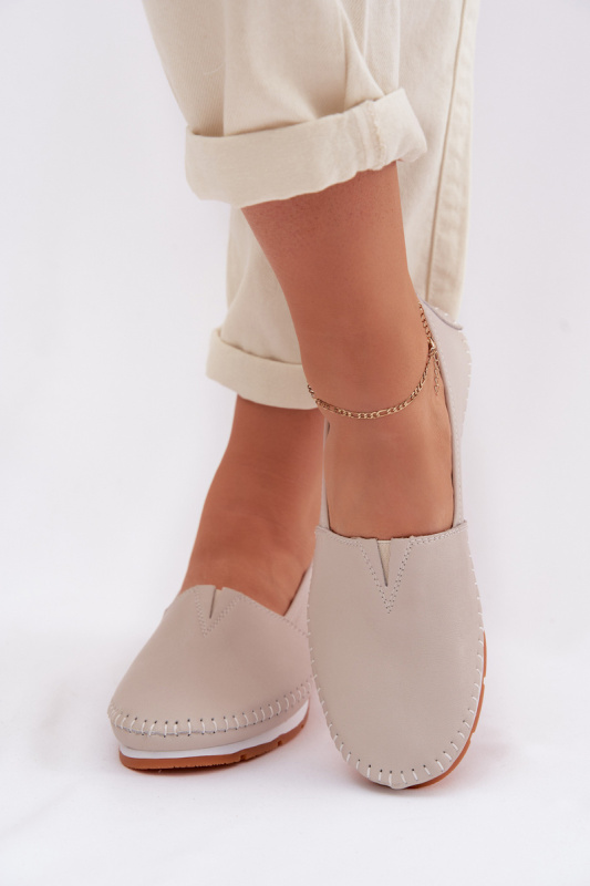 Kožené mokasíny S. BARSKI pro ženy