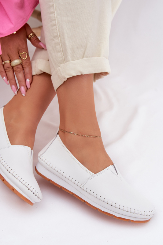 S. BARSKI Kožené dámské mokasíny