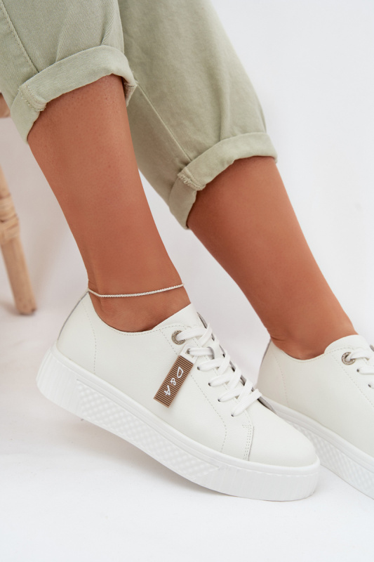 Dámské tenisky z přírodní kůže D&amp;A