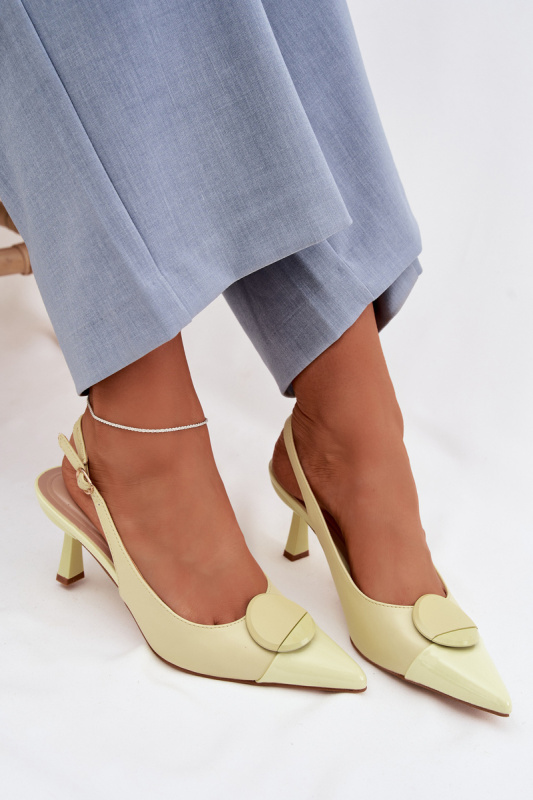 Dámské vysoké sandály s ozdobným detailem