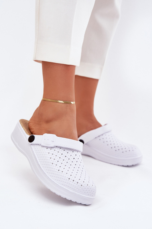 Pěnové Klapky Chodaky Dámské Bílé Faylina 36