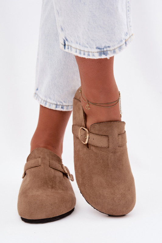 Dámské mokasíny Ismora v tmavé béžové