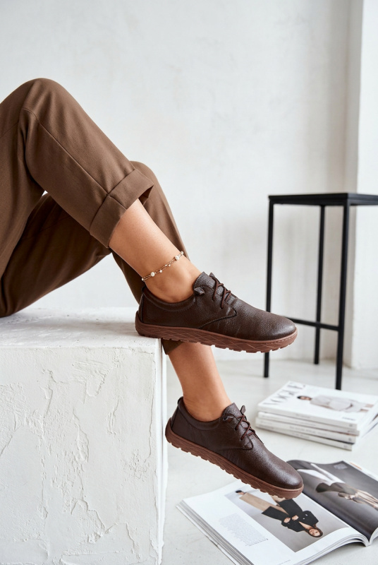 Dámské kožené mokasíny Barefoot Zazoo