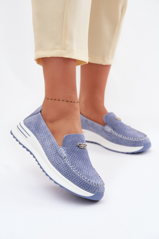 Dámské semišové mokasíny