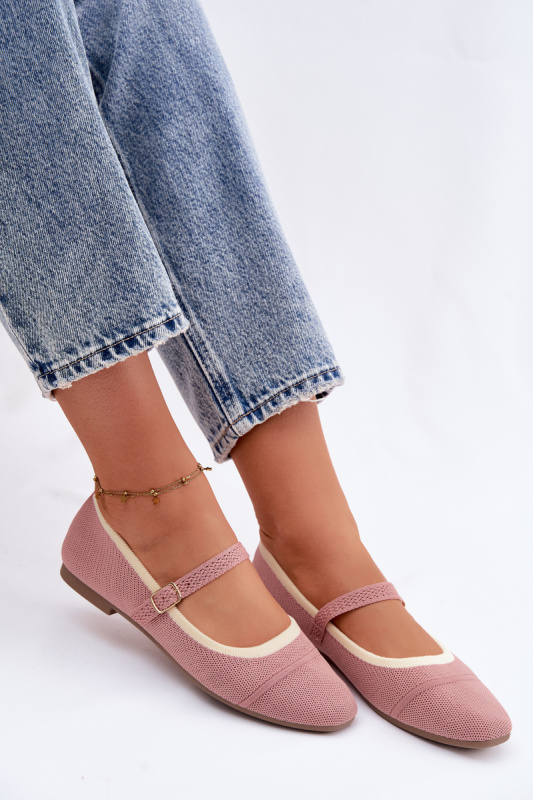Baleríny Boto Flat Zelisa Pink