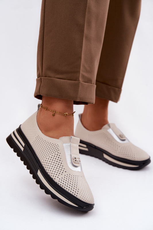 Dámské mokasíny S.Barski z pravé kůže