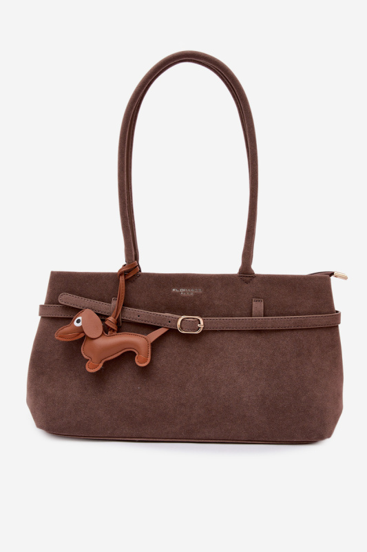 Flora&amp;Co béžová semišová kabelka