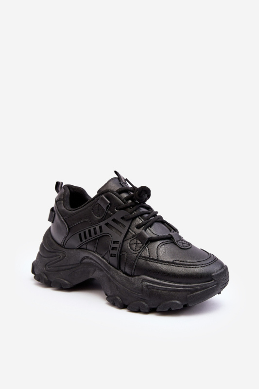Dámské Sportovní Boty Sneakersy Masivní Černé Toderus 40