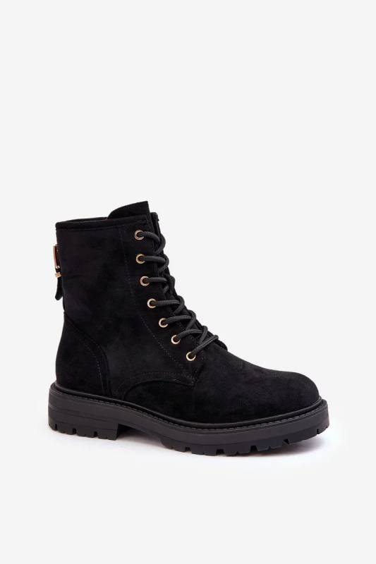 Dámské pracovní boty se zipem černé Ninsuni 39