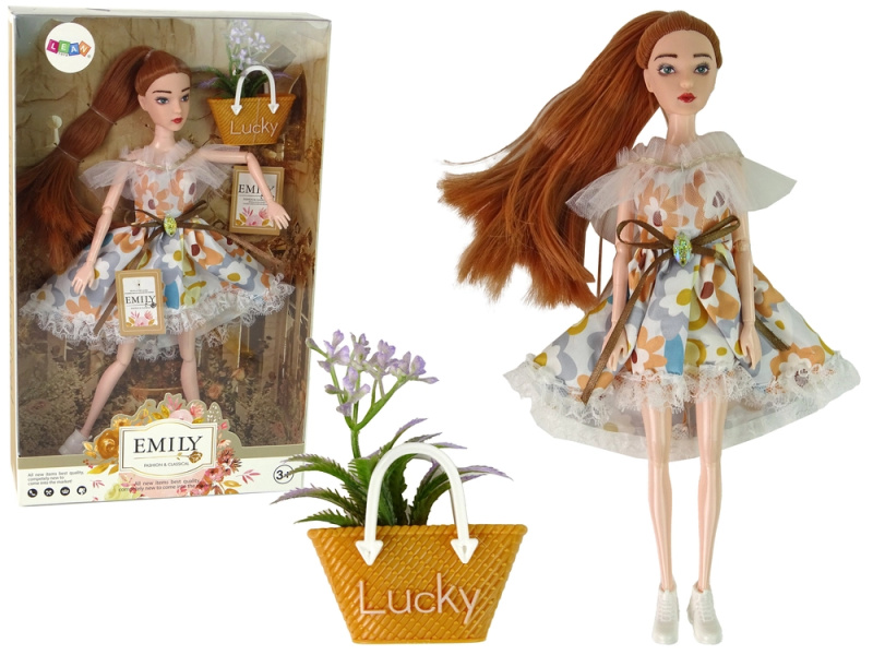 Inlea4Fun EMILY s kabelkou a květinami