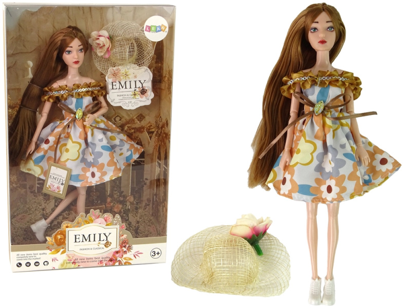 Inlea4Fun EMILY s béžovým kloboukem