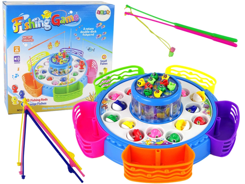 LEANToys Barevná rybářská