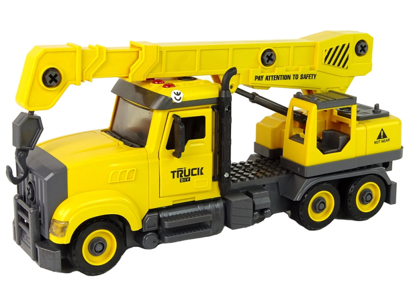 LEANToys Velký žlutý autojeřáb