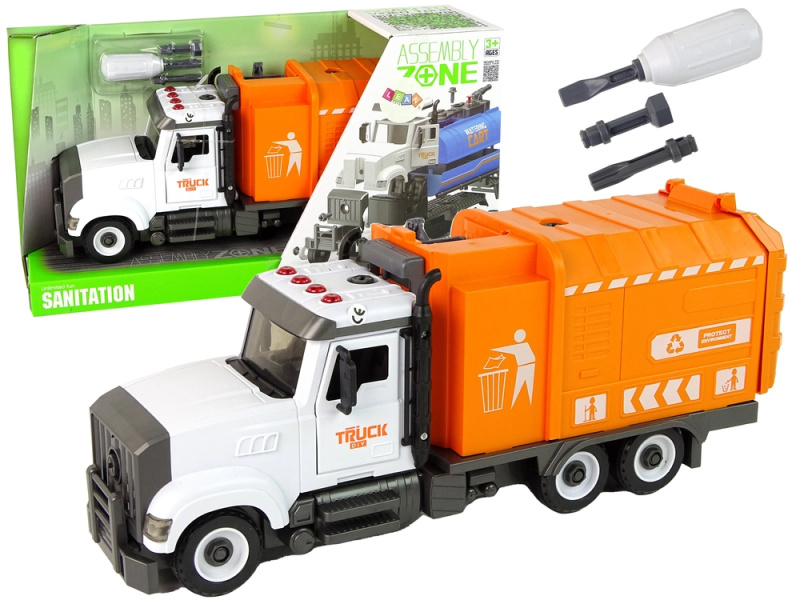 Lean Toys Popelářský vůz na šroubování