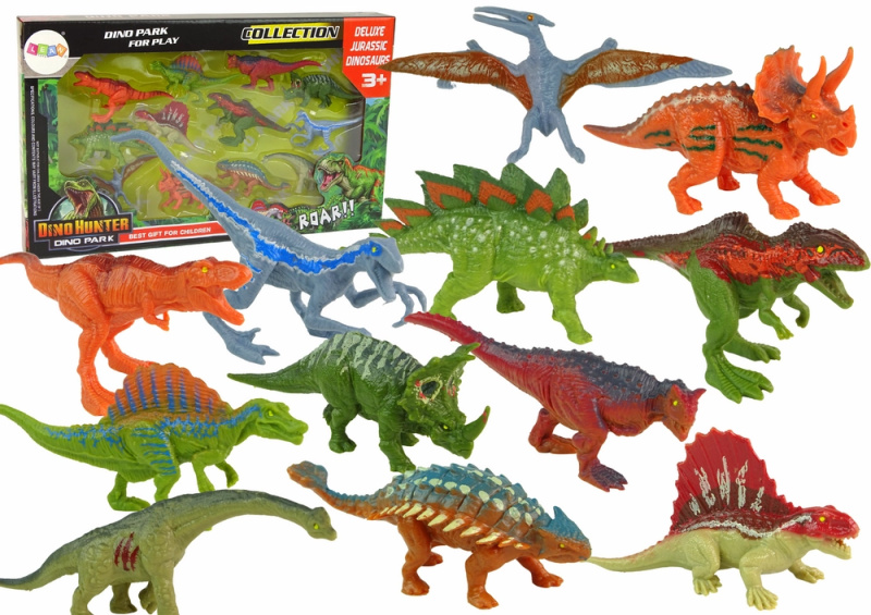 Lean Toys Sada figurek dinosaurů 12 ks