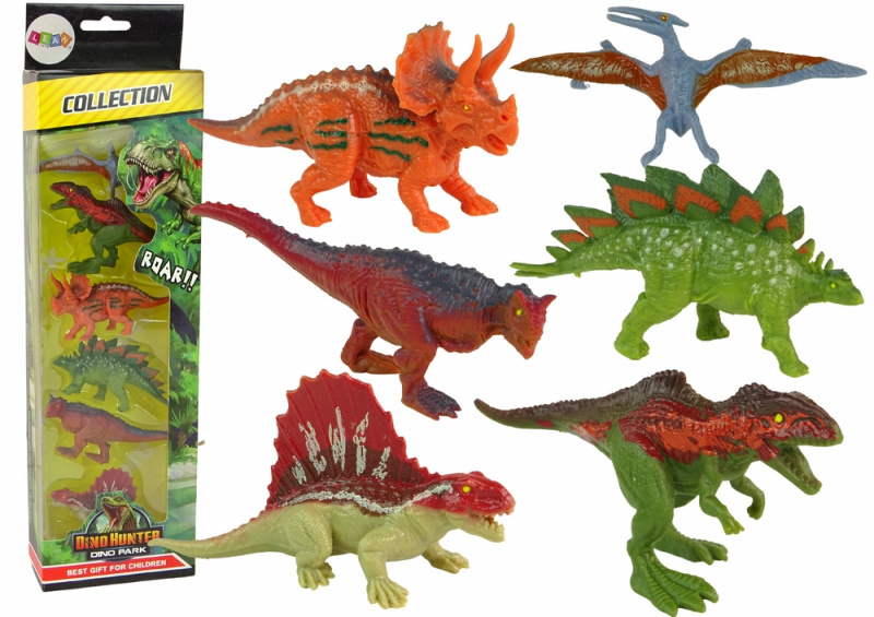 Lean Toys Sada figurek dinosaurů 6 ks