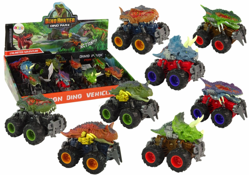 Lean Toys Autíčko Dinosauří třecí pohon Off-Road