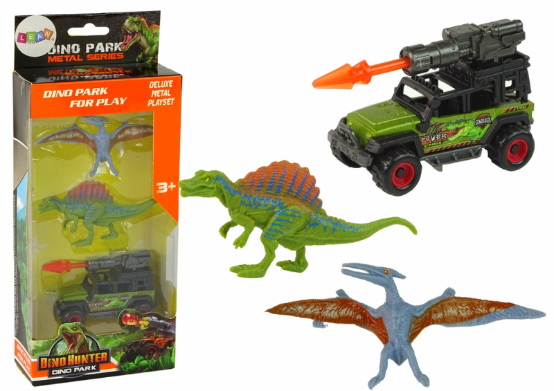 Lean Toys Dinosauři Postavy Auto S Raketou