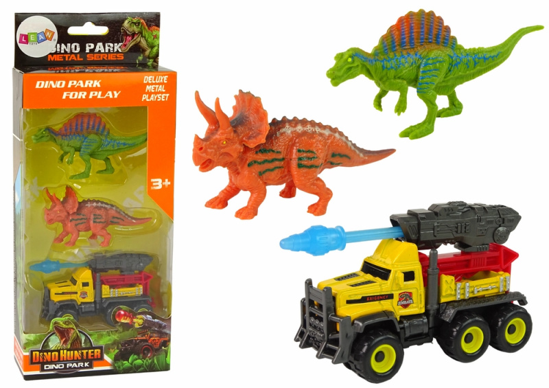 Lean Toys Dinosauři Postavy Auto S Raketou