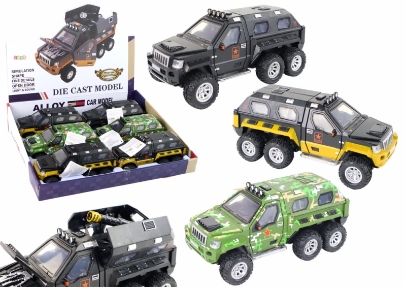 Lean Toys Vozidlo s kanónem uvnitř zvukových světel 3 barvy
