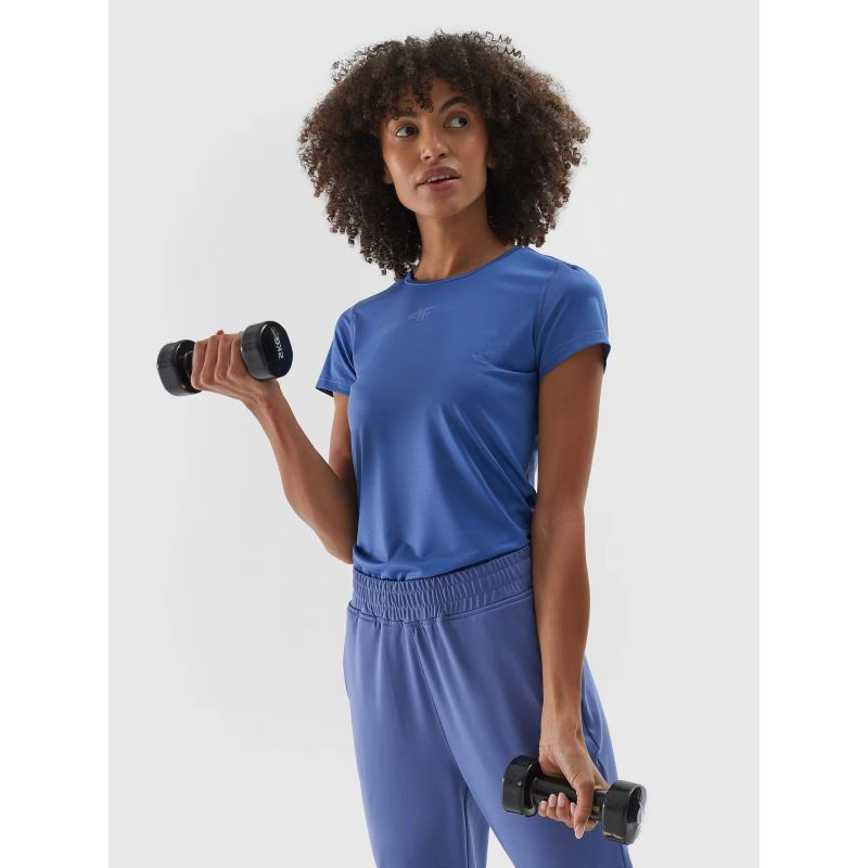 Dámské pravidelné rychleschnoucí tréninkové tričko 4F 4FWAW24TFTSF1011-31S s