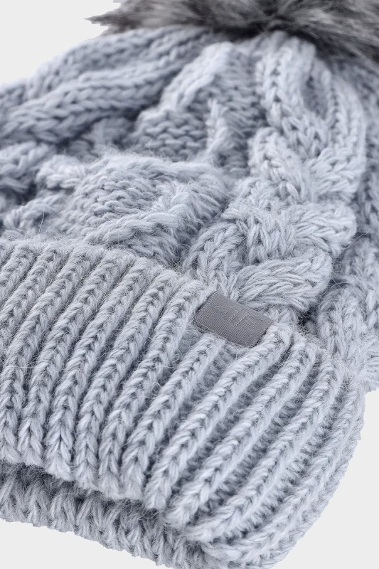 Dívčí zimní čepice 4F Modrá 4FJWAW24ACAPF421-34S univerzální