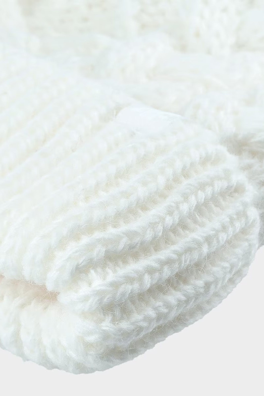 Dívčí zimní čepice 4F Bílá 4FJWAW24ACAPF421-11S univerzální