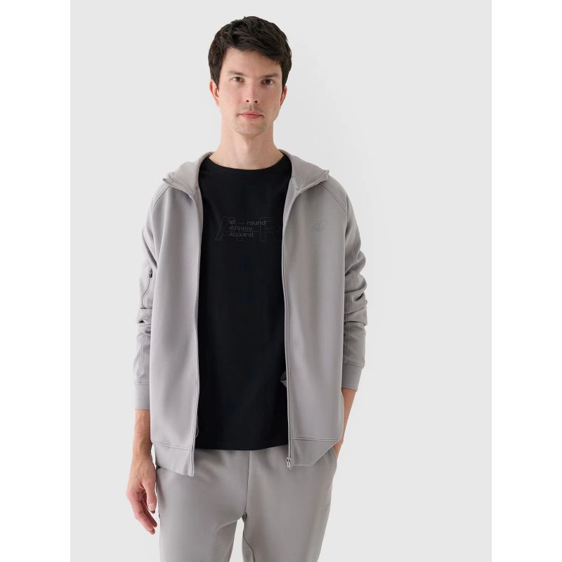 Pánská mikina s kapucí 4F 4FRAW24TSWSM1820-27S XL