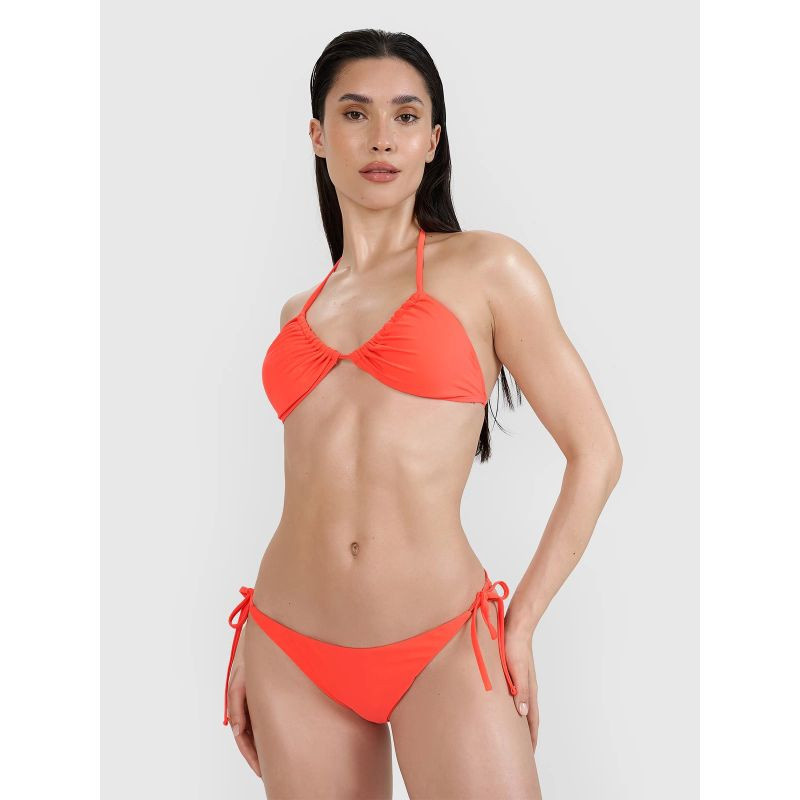 Dámské bikiny se středně vysokým pasem 4F 4FWSS25UBKBF071-62S XL