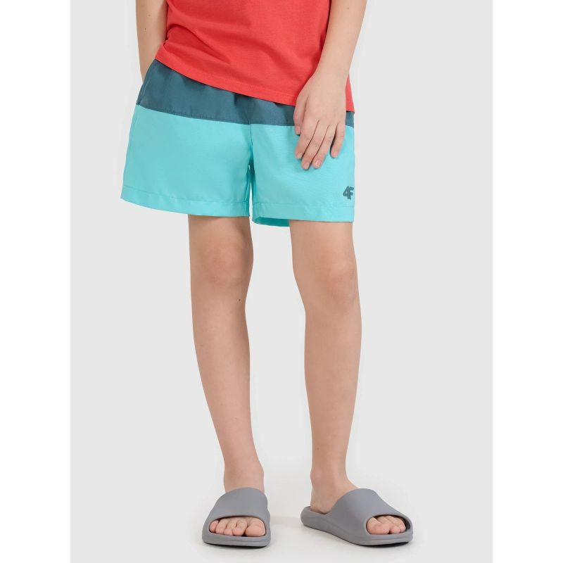 Chlapecké plážové šortky boardshorts 4F 4FJWSS25UBDSM116-46S 134/140