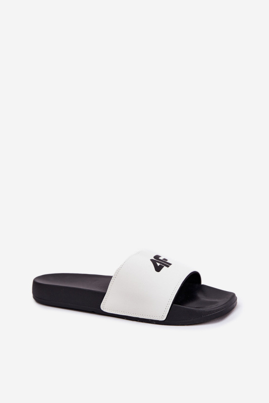 Dámské pantofle 4F 4FRMM00FSLIF010-10S Bílé 37