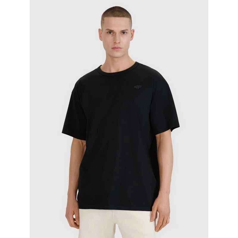 Pánské hladké tričko oversize 4F 4FRSS25TTSHM2686-20S m