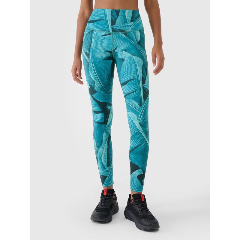 Dámské tréninkové legíny s vysokým pasem 4F 4FRSS25TFTIF408-46A dámské xs