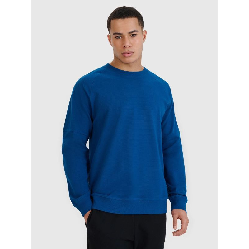 Pánská mikina bez kapuce 4F 4FRSS25TSWSM2179-46S XL