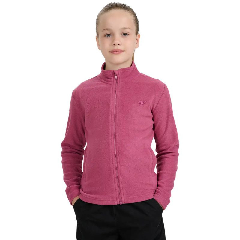 Dívčí fleece 4F F346 tmavě fialový 4FJWAW25TFLEF346 50S 134