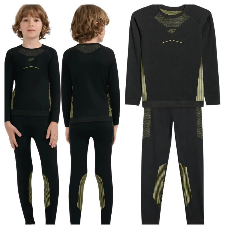 Chlapecká bezešvá souprava spodního prádla (TOP+Bottom) 4F 4FJWAW25USEAM248-20S 140/146