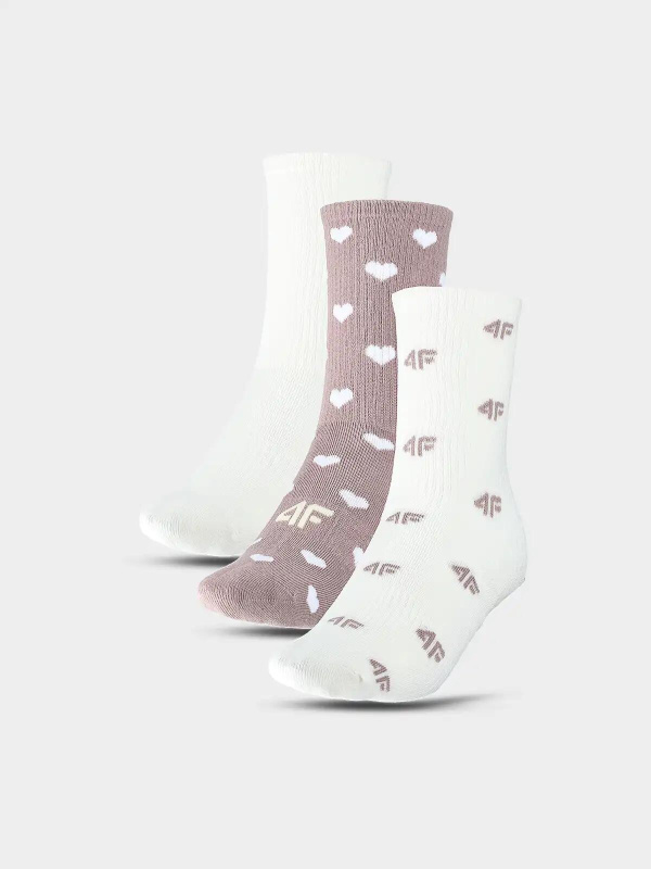 Dívčí ponožky 4F F394 (3pack) Velikost: 32-34