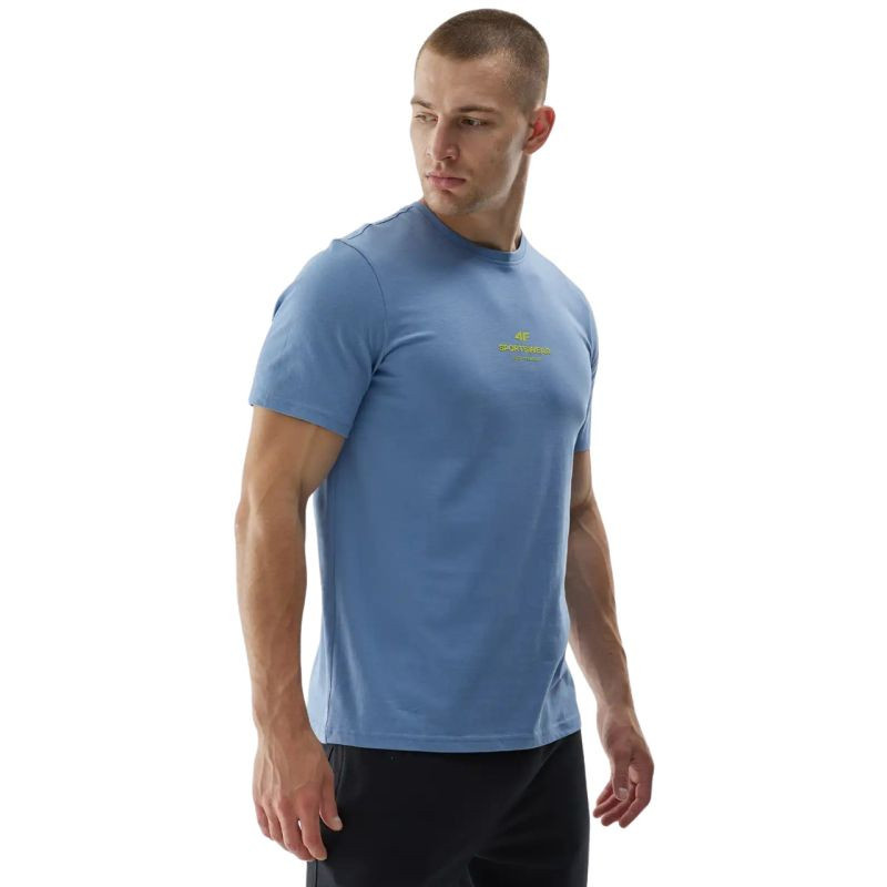 Pánské tričko 4F M2961 denim 4FWAW25TTSHM2961 32S pánské m