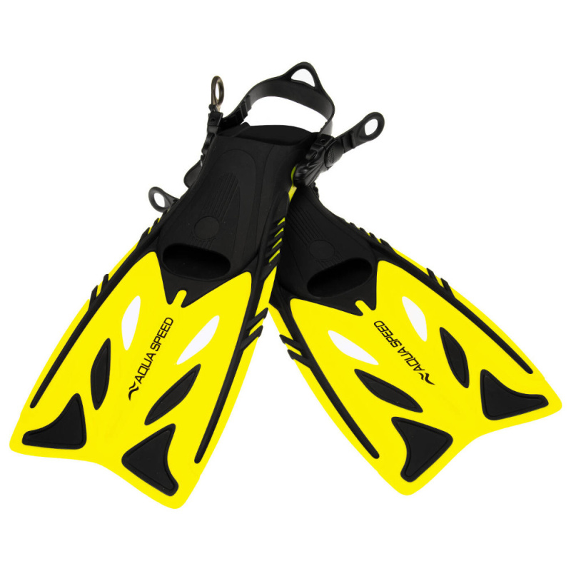 Dětské potápěčské ploutve Aqua Speed EON S Black/Fluo Yellow 27/31
