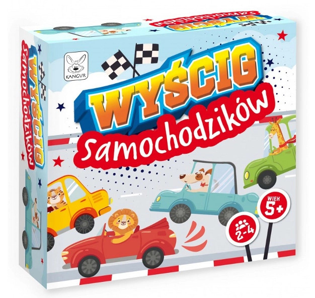 Závod autíček – desková hra