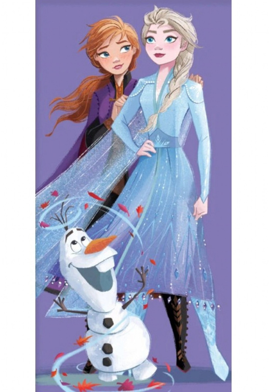 Carbotex Osuška Ledové Království Elsa Anna a Olaf Varianta: Osuška Ledové Království Elsa Anna a Olaf 70x140 cm