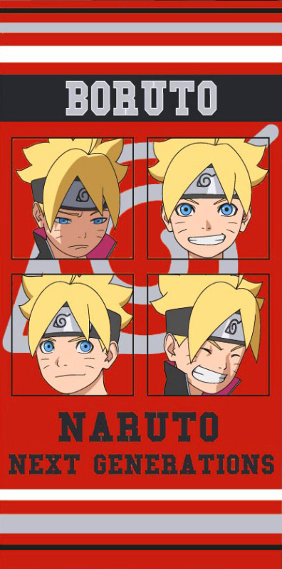 Carbotex Dětská osuška Boruto