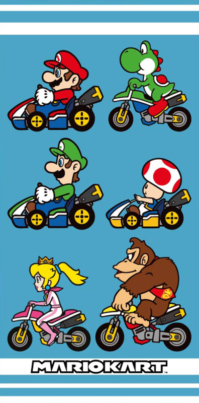 Carbotex Dětská osuška Super Mario Kart